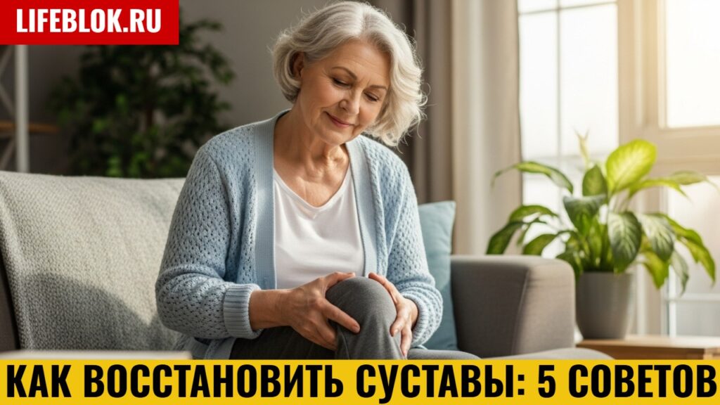 КАК ВОССТАНОВИТЬ СУСТАВЫ: 5 СОВЕТОВ