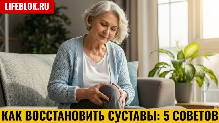 КАК ВОССТАНОВИТЬ СУСТАВЫ: 5 СОВЕТОВ