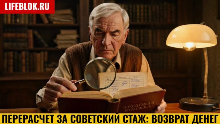 ПЕРЕРАСЧЕТ ЗА СОВЕТСКИЙ СТАЖ: ВОЗВРАТ ДЕНЕГ